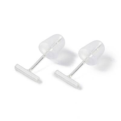 999 Fine Silver Stud Earrings for Women