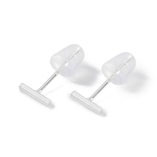 999 Fine Silver Stud Earrings for Women