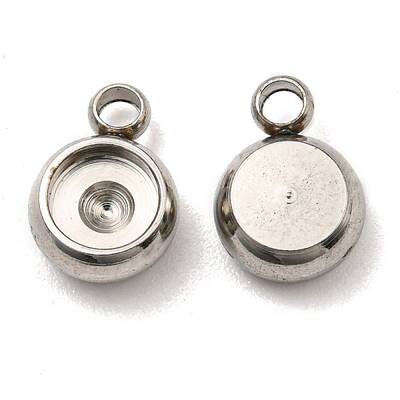 Non-Tarnish 201 Stainless Steel Pendant Rhinestone Settings