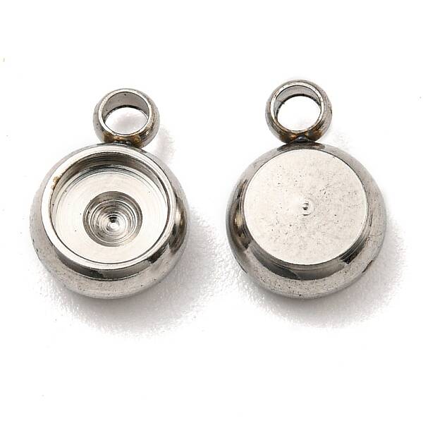 Non-Tarnish 201 Stainless Steel Pendant Rhinestone Settings