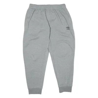 UMBRO Joggers Grey Tapered Mens XL W32 L28