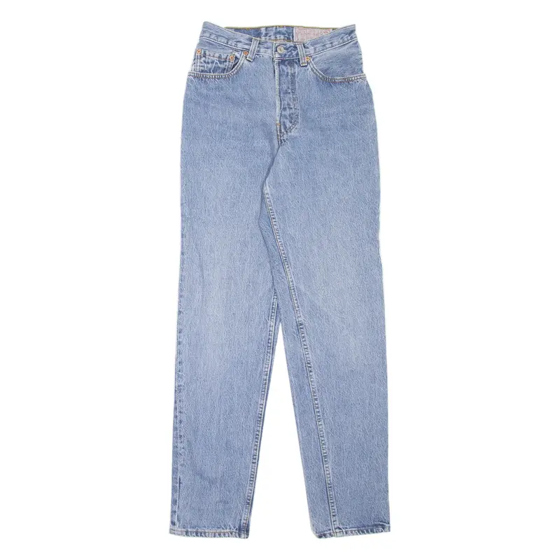 LEVI'S 901 Wash 'Em Hot Made In USA Womens Jeans Blue Mom 90s W25 L32