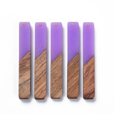 Resin & Walnut Wood Big Pendants