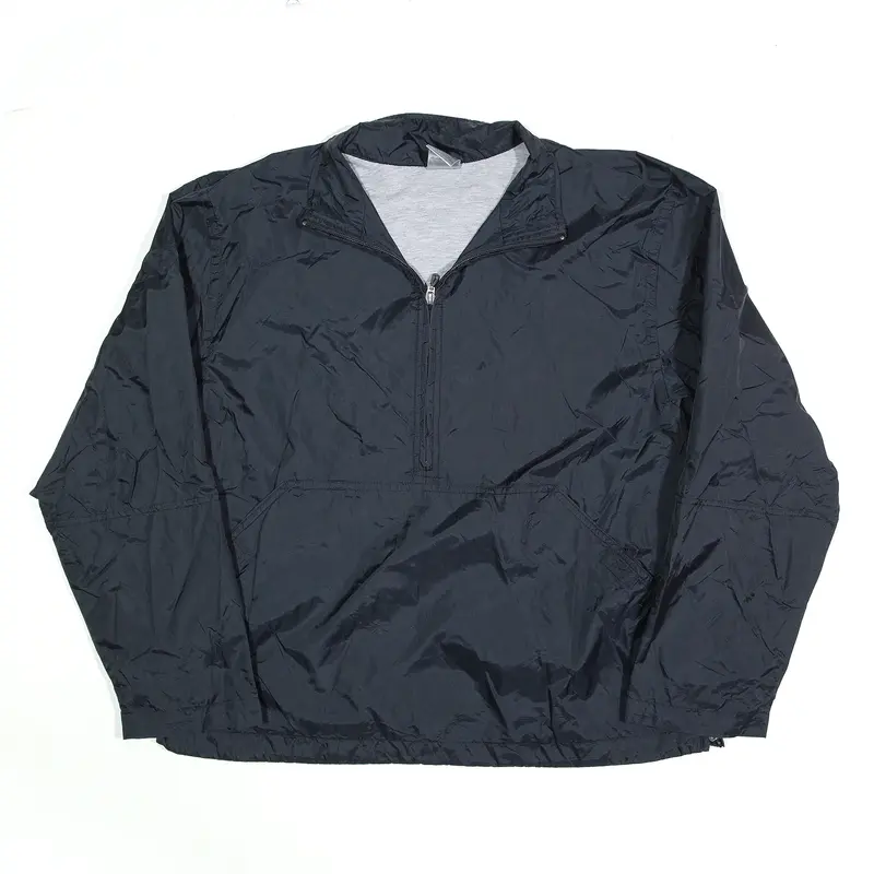 NIKE Black Nylon Pullover Jacket Womens L