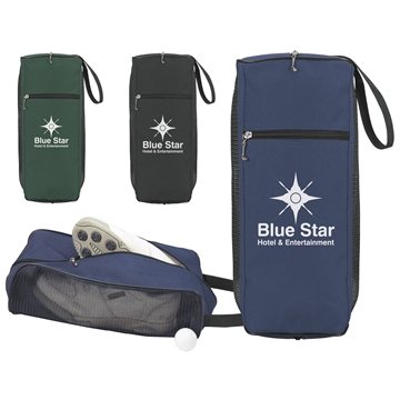 50 Custom Golf Mesh Shoe Bag - Ventilated