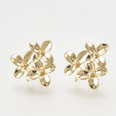 Brass Ear Stud Findings