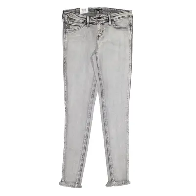 LEVI'S Line 8 Jeans Grey Denim Slim Skinny Womens W28 L32