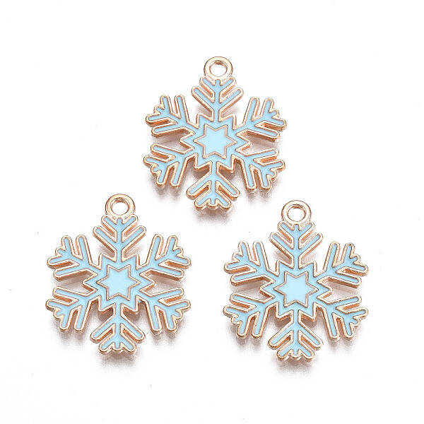 Christmas Style Alloy Enamel Pendants