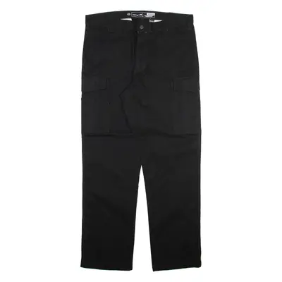 CARHARTT Cargo Mens Trousers Black Relaxed Straight W38 L32
