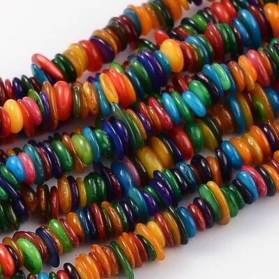 Natural Freshwater Shell Beads Strands