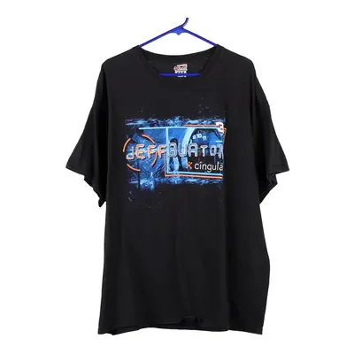 Jeff Burton Chase Authentics T-Shirt - XL Black Cotton
