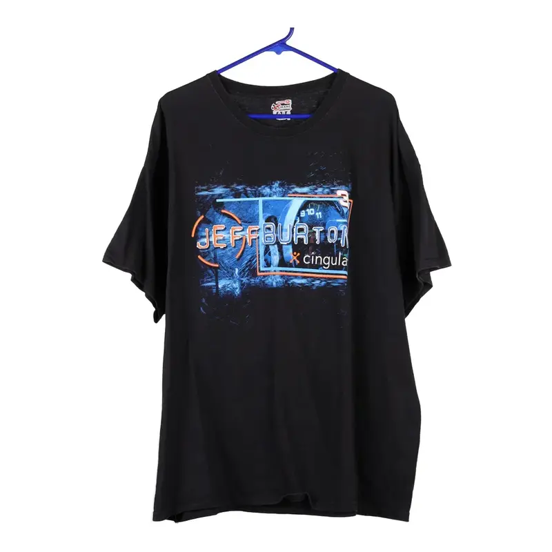 Jeff Burton Chase Authentics T-Shirt - XL Black Cotton