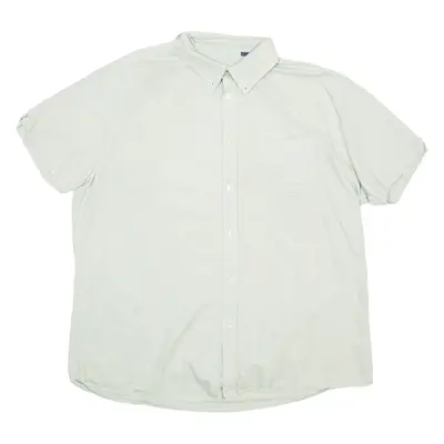 BEN SHERMAN Mens Plain Shirt Green 2XL