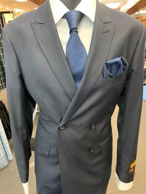 DB-Slim Solid Navy - Wholesale Mens Suits - Wholesale Suits