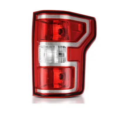 YITAMOTOR® Tail Light Assembly Compatible with 18-20 Ford F150 Halogen OE Replacement with Bulbs and Harness Red Brake Tail ...