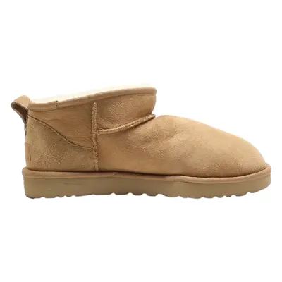 UGG Ankle Boots Brown Synthetic Womens UK 8