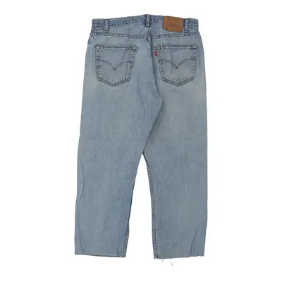 505 Levis Jeans - 34W 27L Blue Cotton
