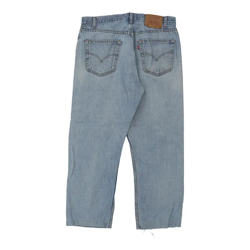 505 Levis Jeans - 34W 27L Blue Cotton