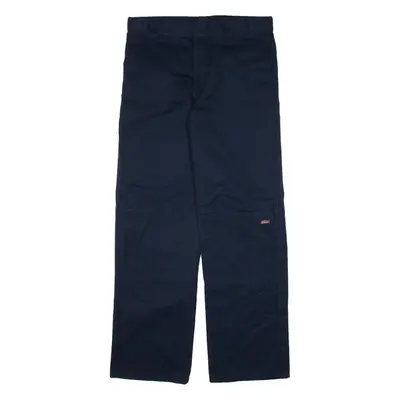 DICKIES Boys Trousers Blue Regular Straight W31 L30