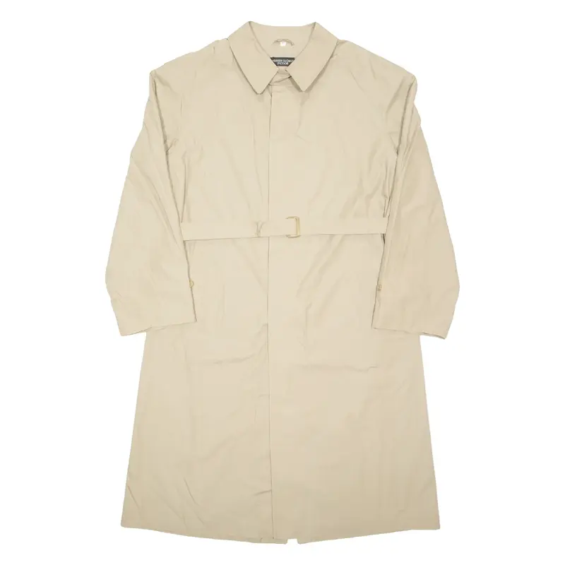 HERREN GLOBUS PICDOR Womens Trench Coat Beige 90s L