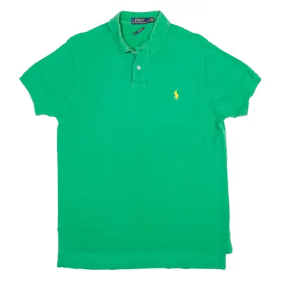 POLO RALPH LAUREN Custom Fit Mens Polo Shirt Green M