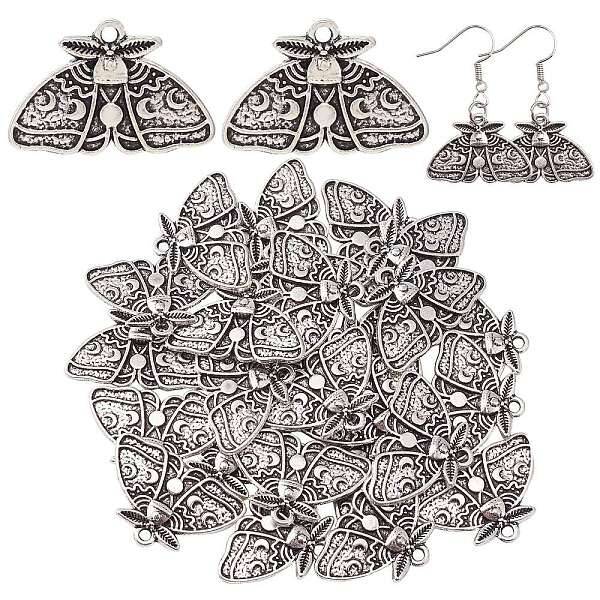 30Pcs Tibetan Style Alloy Pendants