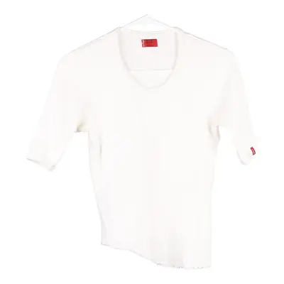 Age 14 Levis Top - Medium White Cotton Blend
