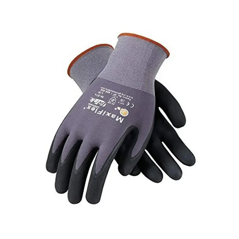 MaxiFlex Ultimate 34874 Foam Nitrile Palm Coated Work Gloves -  Unbeatable Grip & Abrasion Resistance - Multiple Applications...