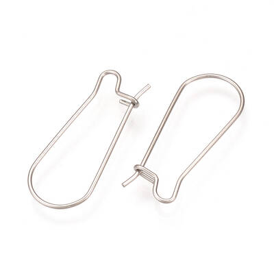 Tarnish Resistant 304 Stainless Steel Hoop Earrings Findings