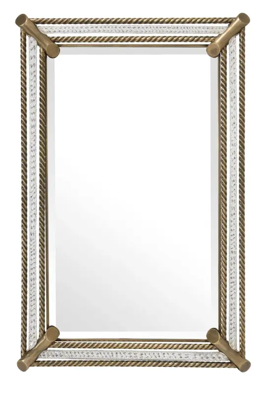 Brass Roped Frame Wall Mirror | Eichholtz Cantoni