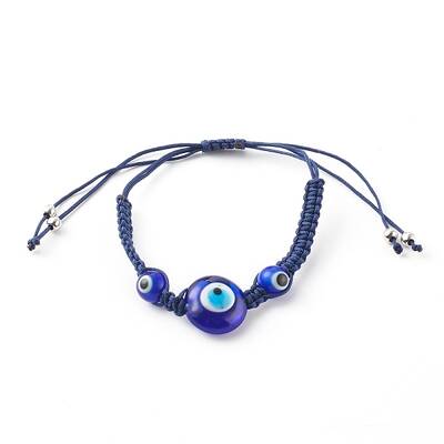 Adjustable Nylon Cord Braided Bead Bracelets