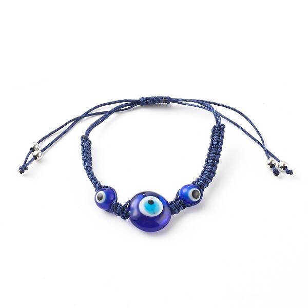 Adjustable Nylon Cord Braided Bead Bracelets