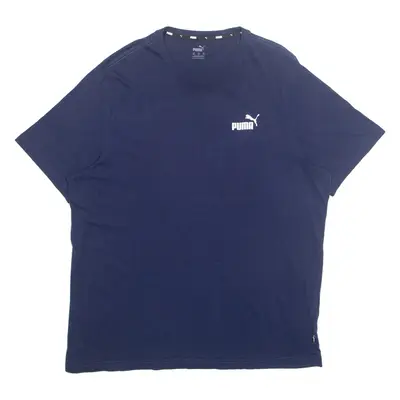 PUMA Mens T-Shirt Blue 2XL