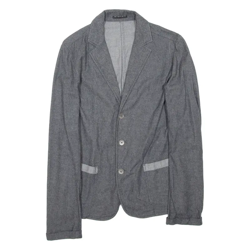 SISLEY Womens Blazer Coat Grey S