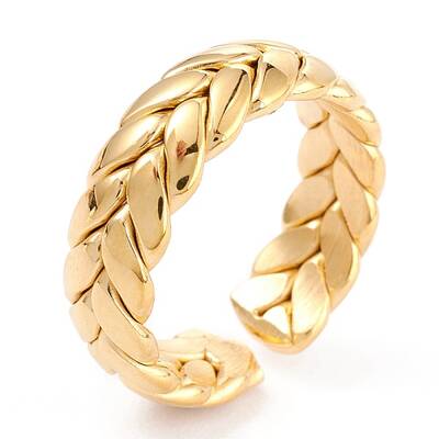 Ion Plating(IP) 304 Stainless Steel Cuff Rings