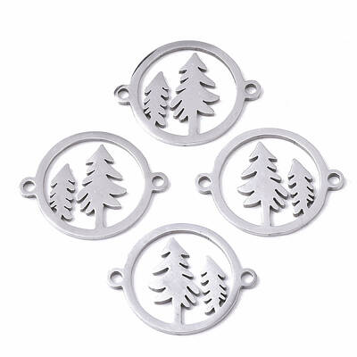 Tarnish Resistant Christmas 201 Stainless Steel Links Connectors
