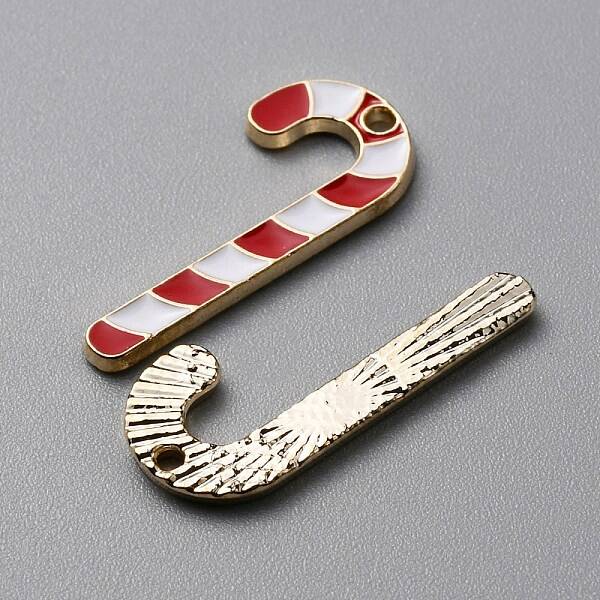 Christmas Theme Alloy Enamel Pendants