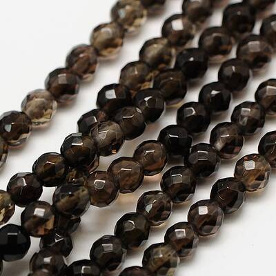 Natural Smoky Quartz Beads Strands
