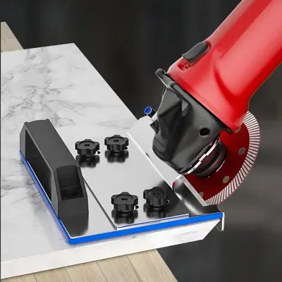 Angle Grinder Stand for Tile, 1 Count 45 Degree Chamfering Tool for Cutting Tile Ceramic Stone, Power Tool Accessories for Ho...