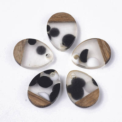 Resin & Walnut Wood Pendants