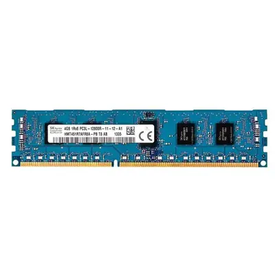 Hynix HMT451R7AFR8A-PB | 4GB DDR3-1600MHz PC3-12800 ECC Registered RDIMM CL11 1Rx8 1.35V 240-Pin Memory Module