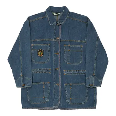 Dkny Denim Jacket - Small Blue Cotton | Size: small