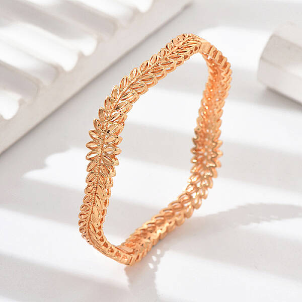 Real 18K Gold Plated Brass Bangles