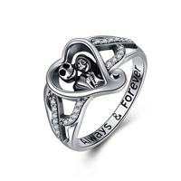 Sterling Sliver Nightmare Before Christmas Gifts Jack and Sally Jewelry Skull Jewelry