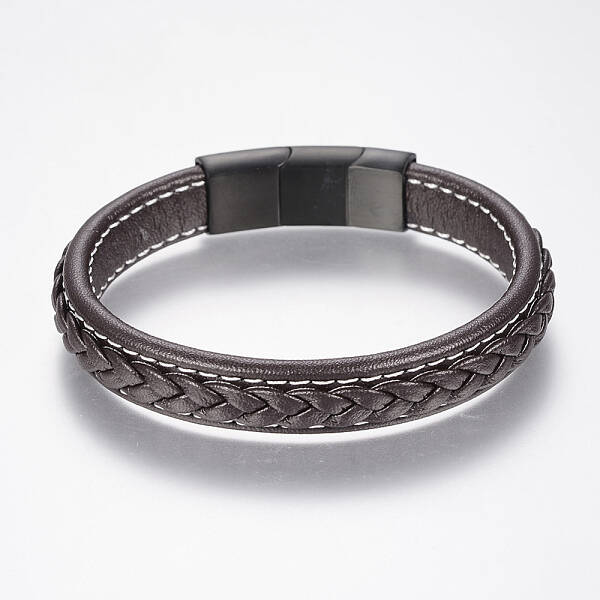 Braided Leather Cord Bracelets