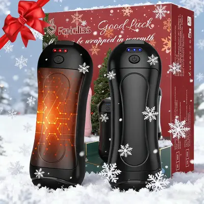 Heat Rechargeable Hand Warmer, 6000mAh Portable Pocket Electric Hand Warmers for Winter, Smart Chips 20+Hrs Safe Heat, For Ou...