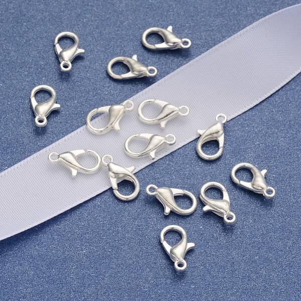 Zinc Alloy Lobster Claw Clasps