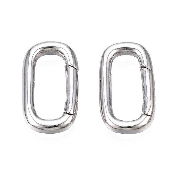 Brass Spring Gate Rings