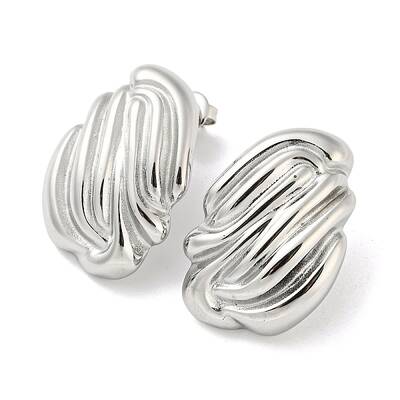 Non-Tarnish 304 Stainless Steel Stud Earrings