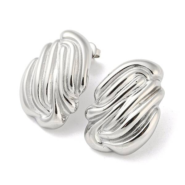 Non-Tarnish 304 Stainless Steel Stud Earrings